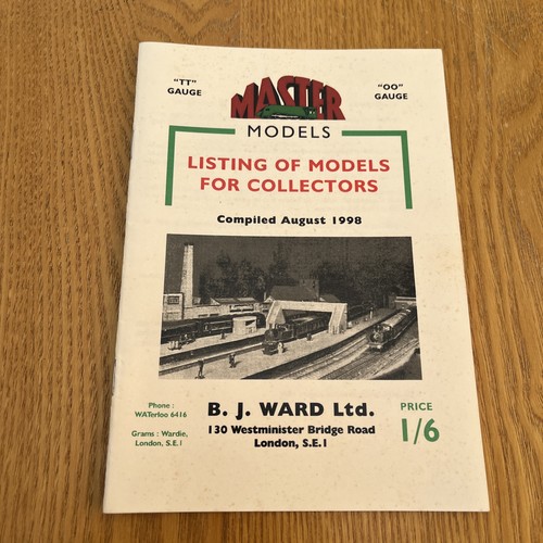 Master models listing - master,