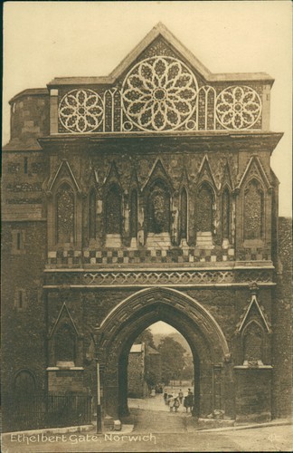 Postcard norwich ethelbert - norwich,
