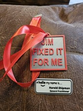 Jim Will Fix It Medal & Harold