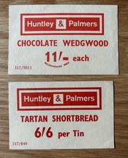 2 HUNTLEY & PALMERS Shortbread