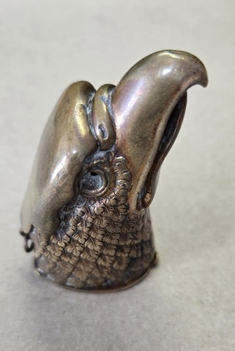 Brass eagle vesta - case, c.1900