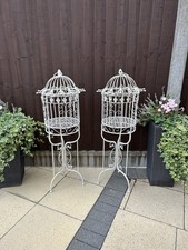 Vintage Metal Bird Cage Decorative Wedding Table Centerpiece on stands