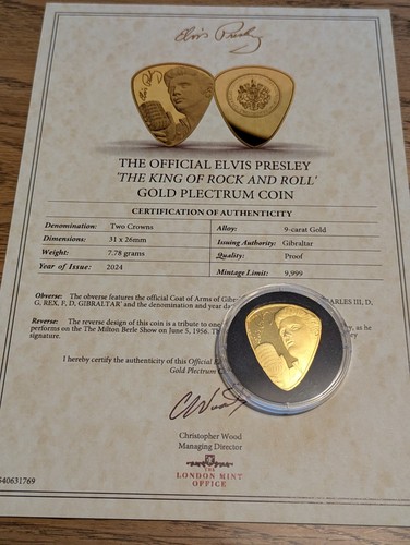 2024 gibraltar gold proof - gold,