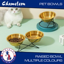 Pet Bowls Metal Raised