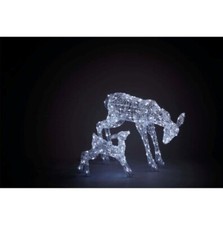 Reindeer Family Spun Acrylic LED Silhouette Christmas Outdoor - Ex Display Boxed