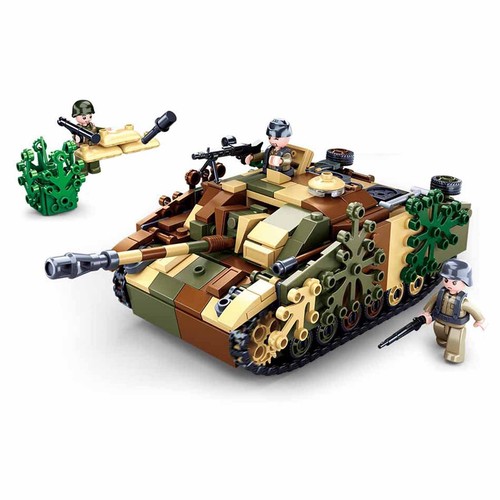 Building block set tank - block,