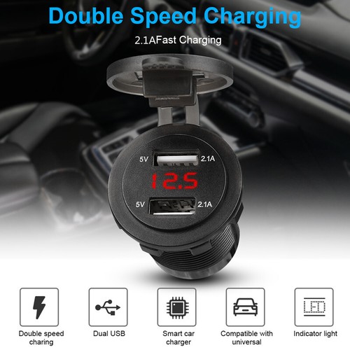 Car charger dual - charger, usb