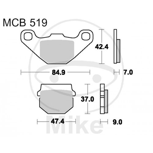 Brake pads sinter - si, trw