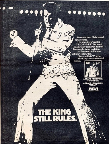 Elvis presley vintage 1975 - elvis,
