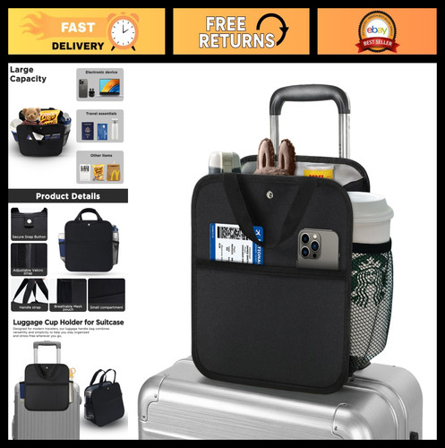 Oversized luggage cup holder - oversized,