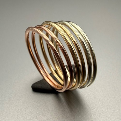 Gold stacking ring - ring, solid