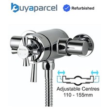 Bristan Rio Exposed Dual Control Thermostatic Mixer Shower Valve 110mm - 155mm