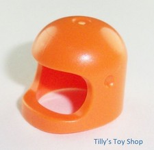 Lego - Two Classic Space Theme Helmets - Bright Orange - ID 50665 - NEW