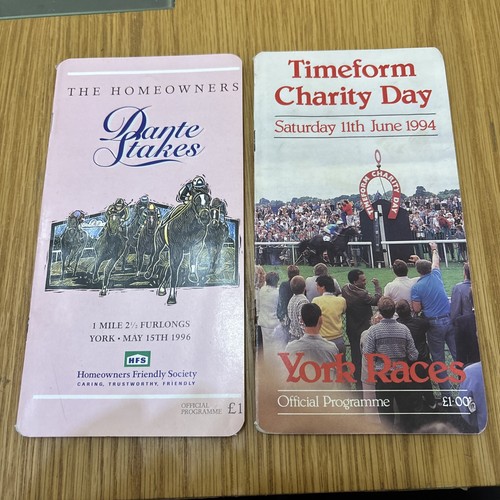 York race cards - bundle, of