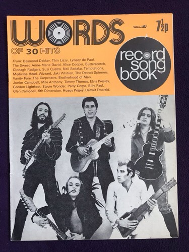 Record song book june - (words),