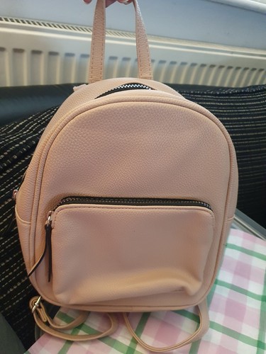 Pale pink primark backpack - pale, bag