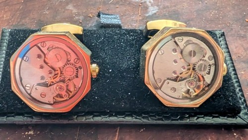 Cufflinks steampunk watchmaker - cufflinks, steampunk/watchmaker