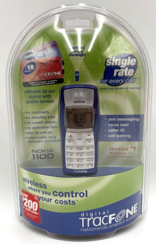 Vintage tracfone nokia 1100 - vintage,
