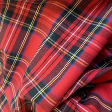 Royal Stewart Tartan Cotton