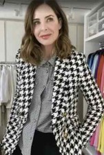 ZARA Black & White Tweed