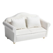 Miniature dollhouse sofa chair - sofa,