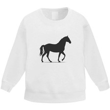 'Horse Silhouette Side View '