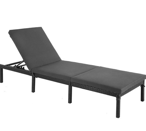 Songmics sun lounger sunbed - sun, lounger,