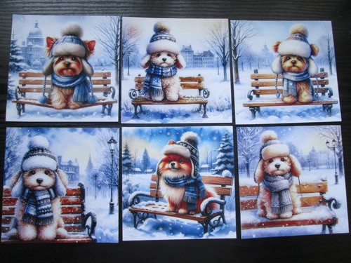 Cute christmas puppies in - 6,
