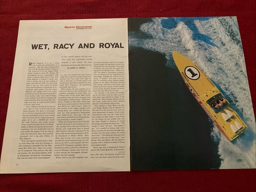 Powerboat racing robert - u.s.,