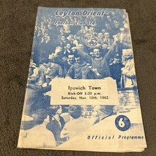 Football Programme LEYTON