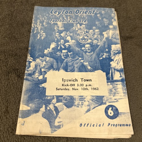 Football programme leyton - programme,