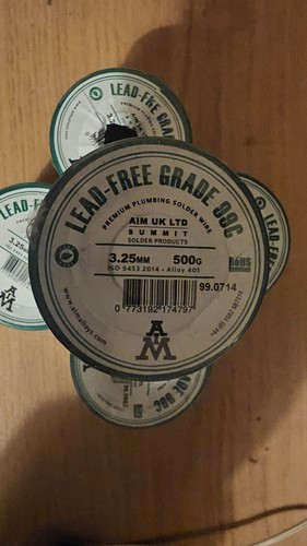 Lead free solder 500g 5 - x,