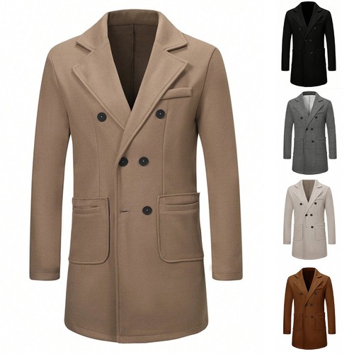 Mens warm faux - warm, woolen