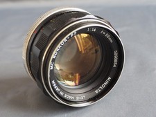Minolta MC-Rokkor PF 58mm F1.4 fast lens