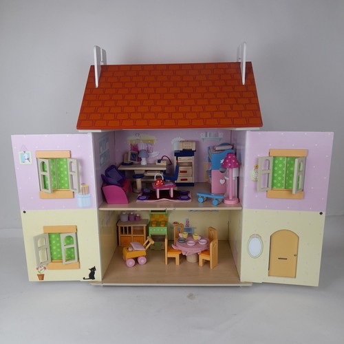 Toy van wooden - le,