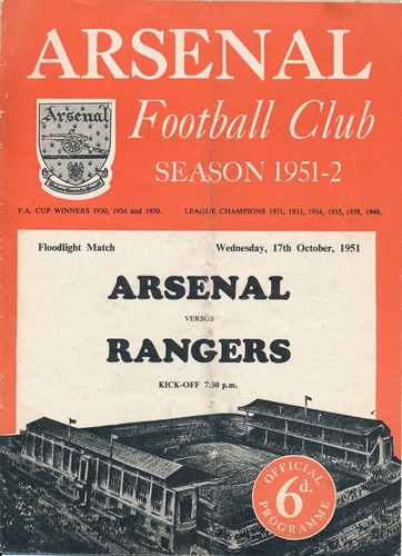 Arsenal glasgow rangers - arsenal, v