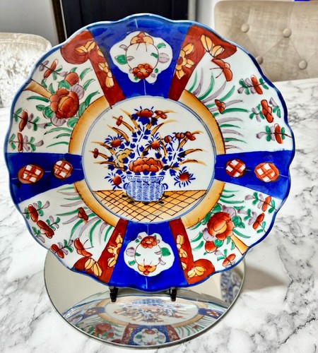 Japanese imari plate hand - plate,
