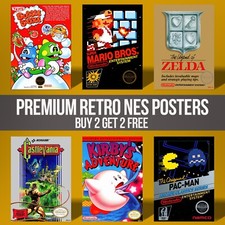 Retro  NES Poster Vintage