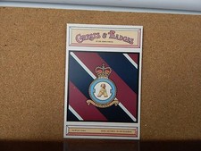  Royal Air force No 208 Squadron Crests & Badges of  the Armed services Postcard