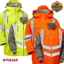 PULSAR® Rail Spec 7-IN-1 Orange or Yellow Storm Coat and Body Warmer PR497 P487
