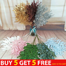 Artificial Fake Leaves Willow Leaf Decor Silk Home Garden Wreath Party Flowers
