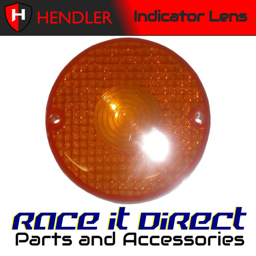 Indicator lens amber - amber, for