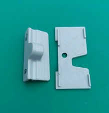 CARAVAN / MOTORHOME - Dometic Fridge Door Travel Lock Catch+ Backplate-Grey