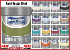 Johnstone's Paint Tester Pots Wall & Ceiling Paint Brand New & Sealed Dry in 1-2