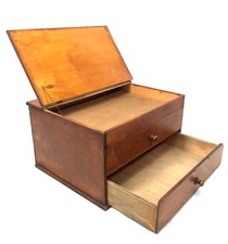 Antique Tabletop Storage Box /