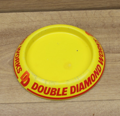 Double diamond ashtray metal - double,