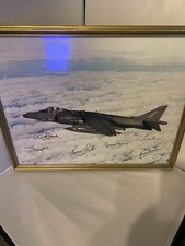 Vintage Framed Harrier Jet