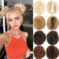 Hair Bun Extensions Claw Clip