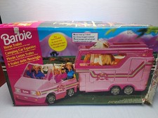 Barbie Horse Trailer and Car Set 1990s Vintage Mattel Ken Doll Rare Toy Retro