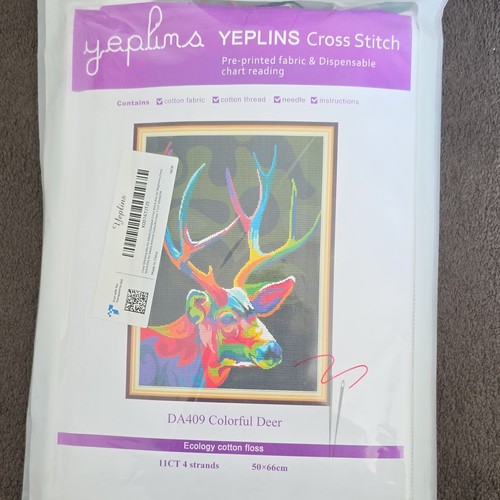 Yeplins da409 colourful deer - yeplins,